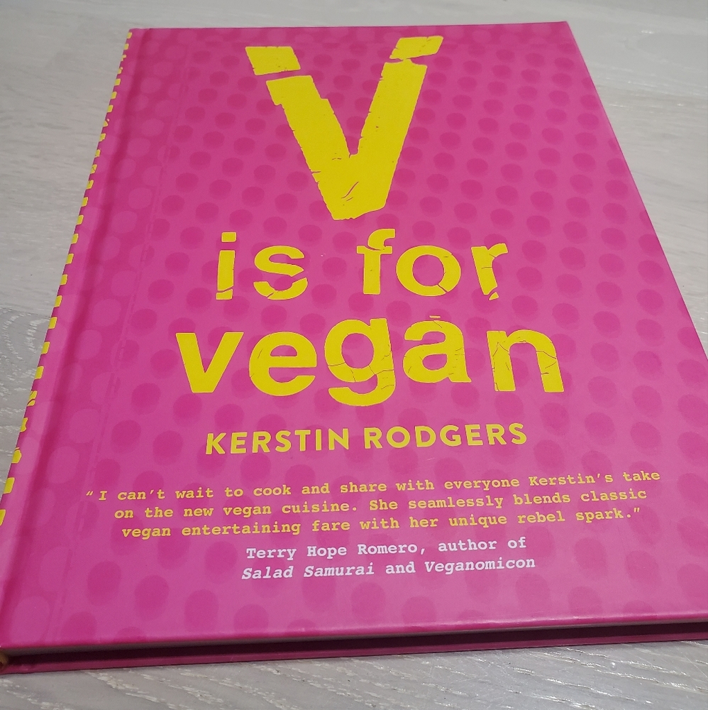 New "V is for Vegan" Recipe Book